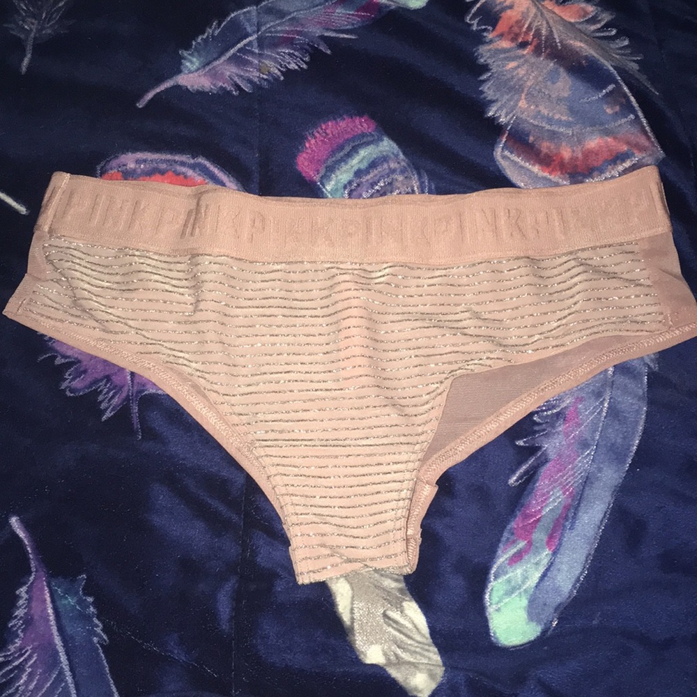 Pink Victoria’s Secret cheeky underwear m NWOT